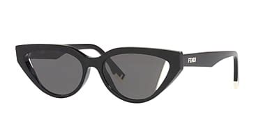 fendi fe40009i|Fendi FE40009I 36 Grey & Black Sunglasses .